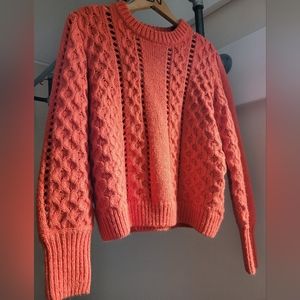 Maison Scotch Cable Knit Sweater